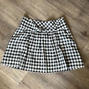 NWOT Comptoir Des Cotonniers | gingham mini skirt